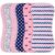 Baby Burp Cloths & Baby Bibs 2-in-1 Design Large Size 3 Layers Thicken 100% Cotton Super Absorbent and Soft Baby Spit Up Burping Rags Baby Burp Cloth Set for Girls 6 Pack