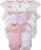 Gerber Baby Girls’ 8-Pack Short Sleeve Onesies Bodysuits