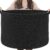 INDRESSME Large Laundry Basket 21.7″ x 21.7″ x 13.8″ Woven Baskets for Storage Rope Blanket Basket for Living Room Toy Baskets Bin Storage Kids Shoe Basket for Entryway, Black