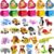 JOYIN 24 Packs Valentines Animal Building Blocks with Hearts Party Favors for Kids Valentine Classroom Prize, Classroom Gift Exchange School Rewards