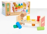 Early Learning Centre Wooden Hammer Bench, Hand Eye Coordination, Stimulates Senses,, Kids Toys for Ages 18 Month, Amazon Exclusive