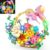 Flower Bouquet Building Set Sunflower Flower LED Light Botanical Collection Building Blocks for Adult Women and Kids Creative Toy Gift Christmas, Valentine Day, Birthday Party, Mother’s Day