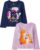 The Children’s Place Baby Girls’ Cow Girl Graphic Long Sleeve Tee 2 Pack