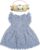 BGFKS Baby Girl Tutu Dress Elegant Lace Pom Pom Flutter Sleeve with Flower Headband Set