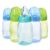 Evenflo Feeding Premium Proflo Vented Plus Polypropylene Baby, Newborn and Infant Bottles – Helps Reduce Colic – Teal/Green/Blue, 4 Ounce (Pack of 6)