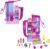 Barbie ​Polly Pocket Dreamhouse Compact, Dollhouse Playset with 3 Micro Dolls, 1 Puppy, 11 Accessories, Elevator & Pool
