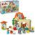 LEGO DUPLO Town Caring for Animals at The Farm Building Toys Playset – Learning, Educational Toys for Toddlers & Preschool, Ages 2+ – Building Blocks for Pretend Play Set W/Animal Figures – 10416