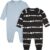 Gerber Baby Boys’ 2-Pack Long Leg Romper