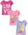 The Children’s Place Baby Girls’ Dream Girl Graphic Short Sleeve Tee 2 pack