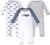 Touched by Nature Baby Girls’ Organic Cotton Coveralls