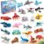 Party Favors Kids Building Blocks Sea Animals 24 Packs Pool Party Favors Building Set for Birthday, Goodie Bag Stuffers, Classroom Prizes, Easter for Boys and Girls Ages 6-12