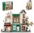 QLT Book Nook Building Set with LED, Modular Building Block Sets Compatible with LegoIdeas Modular Building Sets (1194 Pcs), Bookend Adult Building Set for Adults and Kids