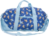 Bluey Duffle Bag, 16” Travel Sleepover Bag for Girls & Boys, Kids Weekender Bag, Blue