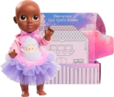 Qai Qai Doll by Serena Williams, Baby Doll with Coloring House Box, Removable Outfit, Stands Alone, Kids Toys for Ages 3 Up, Amazon Exclusive by Just Play