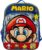AI ACCESSORY INNOVATIONS Super Mario Brothers Backpack, 16” Nintendo School Bag Featuring a Big Face Mario, Blue & Red
