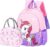 Kids Preschool Kindergarten Backpack Lightweight Cool Cute Cartoon Travel Backpack With Lunch Bag For Boys Girls