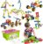 Stem Building Toys for 3 4 5 6 7 8 Year Old Boys Girls Kids,180 Pieces Building Blocks Educational Learning Toys with Large Storage Box,Ideal Christmas Birthday Gifts