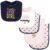 Hudson Baby Unisex Baby Cotton Terry Bib and Burp Cloth Set, Daddys Little Girl, One Size