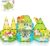 PicassoTiles Magnet Tile Building Blocks Farm Animal Toy Set with 8 Character Action Figures Magnetic Tiles STEM Learning Kit Playset Educational Pretend Play Preschool Toddler Child Kid Age 3+ PTQ17