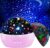 Girls Night Light,360° Rotating Starry Night Light Projector for Babys,Ocean Wave Projector for Kids Toddlers,Christmas Gifts Stocking Stuffers for Kids,Girls Beroom Decor (Pink)