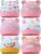 Geyoga 6 Pieces Newborn Baby Hat Bear Ears Infant Caps Baby Boy Girl Toddler Hats Infant Beanie Caps for 0-3 Months