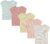 Cudlie 5-Pack Toddler/Baby Girl Short Sleeve Tops – Premium Quality Shirt Tops for Lightweight Comfort and Style.