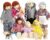 Skylety 10 Pcs Wooden Dollhouse Set of Mini People Figures Dollhouse Dolls Wooden Doll Pretend Play Figures Accessories(Classic Style)
