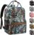 Diaper Bag Backpack Tote for Women Large Capacity, Baby Bag with Insulated Pockets Multifunctional Diaper Bags For Baby Girl Boy Waterproof Baby Bags For Boys Girls Mama Maternity Bag Colorful Leaves