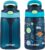 Contigo Kids Water Bottle with Redesigned AUTOSPOUT Straw, 14oz., 2 Pack, Blueberry and Blue Raspberry & Blueberry and Blue Raspberry with Cosmos