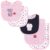 Hudson Baby Unisex Baby Cotton Terry Bib and Burp Cloth Set, Cupcake, One Size