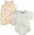 Gerber Baby Girls’ Sleeveless and Short Sleeve Romper Set