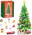 Wowok Christmas Building Blocks Toy – Christmas Tree Building Set, 1102 Pieces Mini Building Blocks for Kids Adult, for Teens Girls Boys Christmas Party Home Decoration