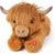 Music Highland Cow Brown Stuffed Animals for Kids, Farm Cow Plush Toy for Anxiety with Mooing Sound, Soft Cuddly Plushie Toys Gift for Boys Girls, Decoration Bedtime Highland Cattle, 14 Inches