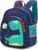 SUN EIGHT Preschool Backpack for Girls Space Animal Waterproof School Backpack Suitable for 1-5 years Toddler Backpack for Girls（Blue Dinosaur）