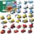 30Pack Mini Cars Building Blocks Party Favors for Kids – Small Fire Truck,City Police Car,Construction Vehicle for Goodies Bag Filling, Classroom Prizes for Boys 6-12