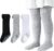 Marchare Baby Girls Tights Thick Cotton Solid Leggings Winter Warm Stockings With Non Slip Grips