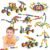 Kids Building Kit STEM Toys, 110 Pcs Educational Construction Engineering Building Blocks DIY Learning Set for Ages 3-10 Year Old Boys Girls, Best Gift for Children Creative Games Fun Play