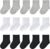 Baby Socks Infant White Crew Socks Newborn Dress Socks Baptism Christening Baby Girls Boys 0-3/3-6/6-12 months 15 Pack