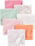 Simple Joys by Carter’s Unisex Babies’ Flannel Receiving Blankets, Pack of 7