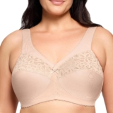 Glamorise Womens MagicLift Cotton Support Bra Wirefree #1001