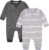 Gerber Baby Boys’ 2-Pack Long Leg Romper