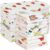 Kenning 20 Pack Muslin Baby Burp Cloths Large 20 x 10 Inches and 10 x 10 Inch Cotton Baby Burp Rags Cute Towel and Washcloths Face Towels 6 Layers Absorbent for Infant Shower, 20 Styles