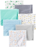Simple Joys by Carter’s Unisex Babies’ Flannel Receiving Blankets, Pack of 7
