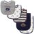 Hudson Baby Unisex Baby Cotton Terry Bib and Burp Cloth Set, Football, One Size