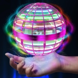 2025 Flying Orb Ball Toy,Cosmic Globe Boomerang Hover Ball Galactic Fidget Spinner, Hand Drone Orbit, Cool Toys Gift for 6 7 8 9 10+ Year Old Boys Girls Teens Outdoor Toys(Pink)