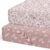 2-Pack Crib Sheet for Standard Crib & Toddler Mattress (Antique Rose) – Premium Fitted Baby Crib Sheets Girl – Buttery Soft Cotton Blend – Crib Mattress Sheets Fitted – Baby Bed Sheets